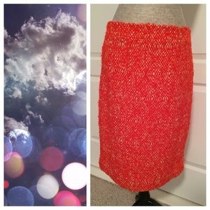 J. Crew Skirts - J. Crew No. 2 Pencil Skirt, Orange Corkscrew Tweed J. Crew Skirts - J. Crew No. 2 Pencil Skirt, Orange Corkscrew Tweed